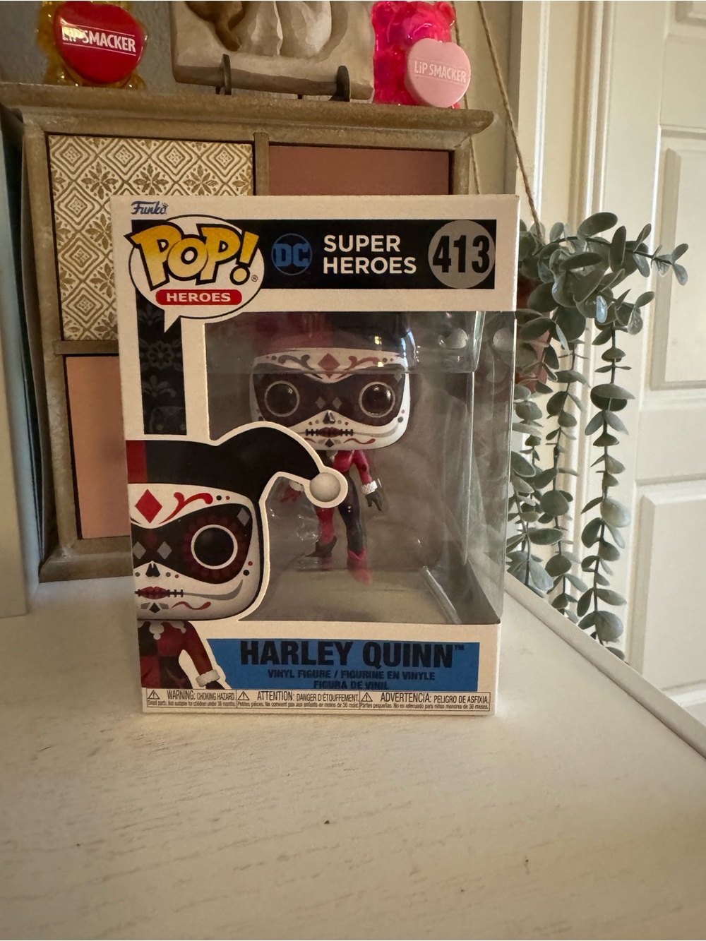 Funko Pop! Harley Quinn Vinyl Figure — White, Black & Pink